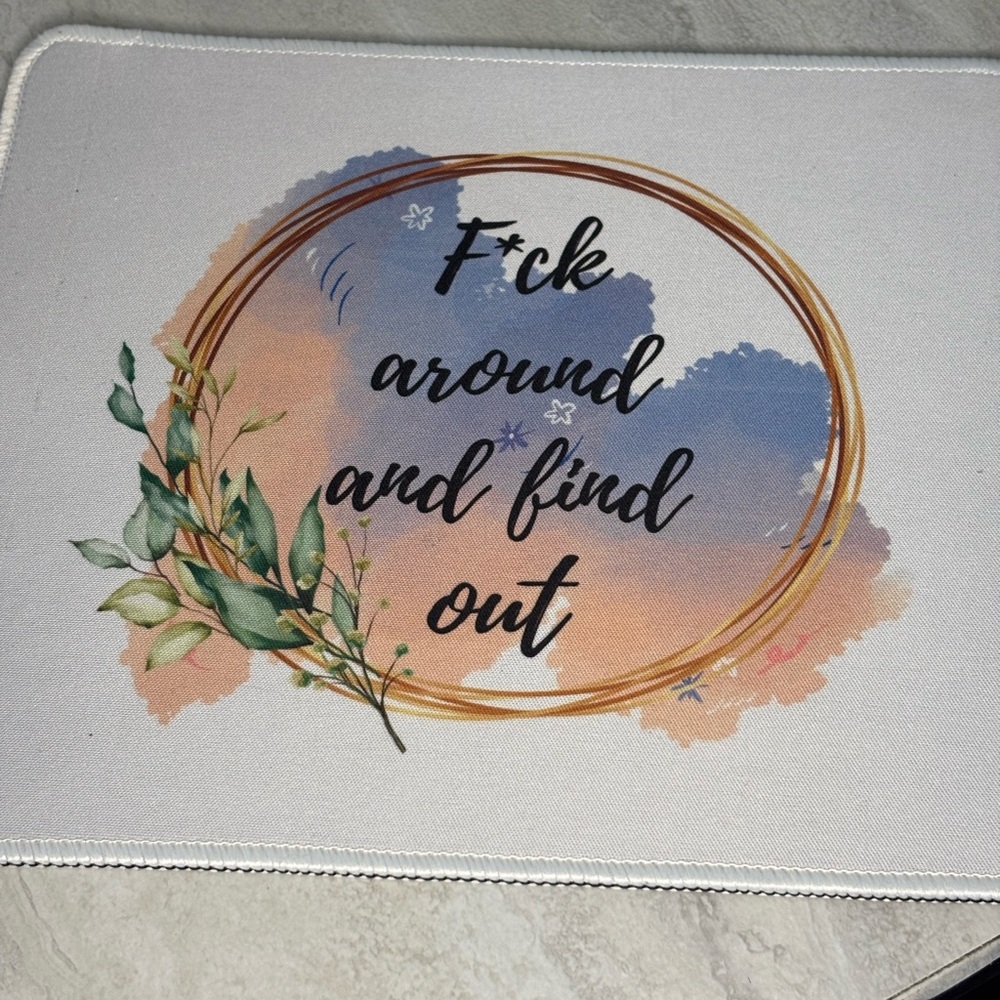 Decorative Quote Canvas with Floral Design